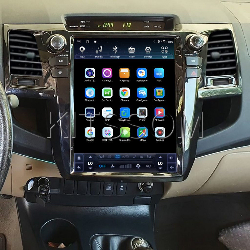 Multimídia Tesla Hilux SW4 2009 2010 2011 Android 4G