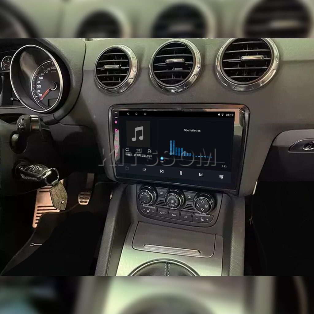 Multimídia Audi TT 2009 2010 2011 2012 2013 2014 V2 Carplay 9"-V2 CAR AUDIO-Kitssom