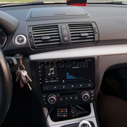 Multimídia BMW Serie 1 116 118 120 E82 E87 E88 V2 Carplay 9" 2006 2007 2008 2009 2010 2011 2012 2013 2014 2015 2016-V2 CAR AUDIO-Kitssom