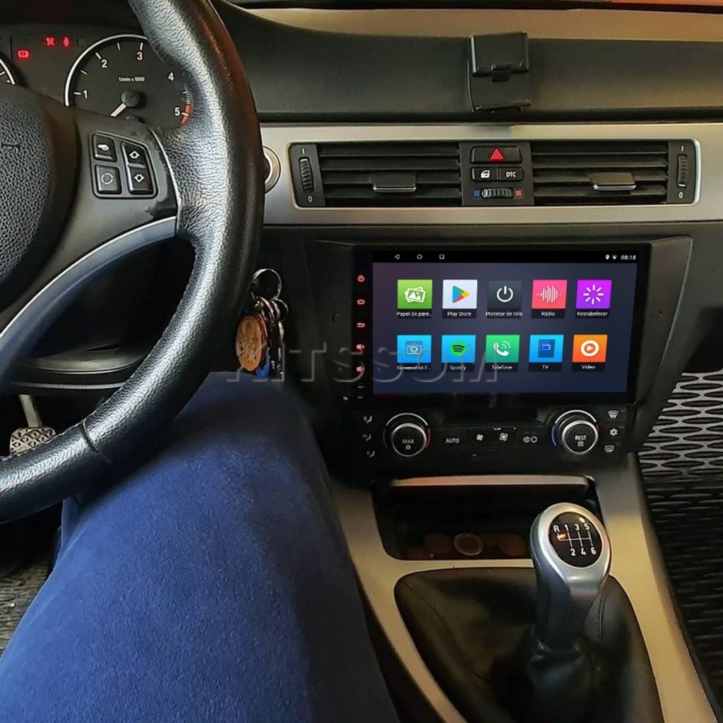 Multimídia BMW Serie 3 2011 2012 2013 2014 2015 2016 V2 Carplay 9"-V2 CAR AUDIO-Kitssom