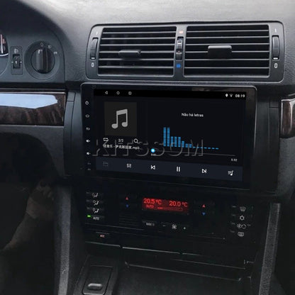 Multimídia BMW X5 E53 2002 2003 2004 2005 2006 V2 Carplay 9" 1999 2000 2001-V2 CAR AUDIO-Kitssom
