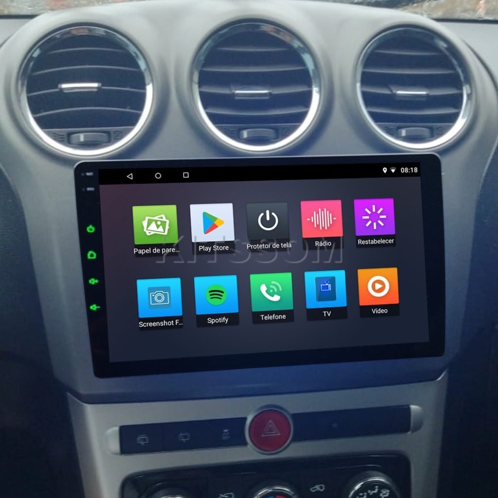 Multimídia Captiva 2012 2013 2014 2015 2016 2017 V2 Carplay 9" 2008 2009 2010 2011-V2 CAR AUDIO-Kitssom