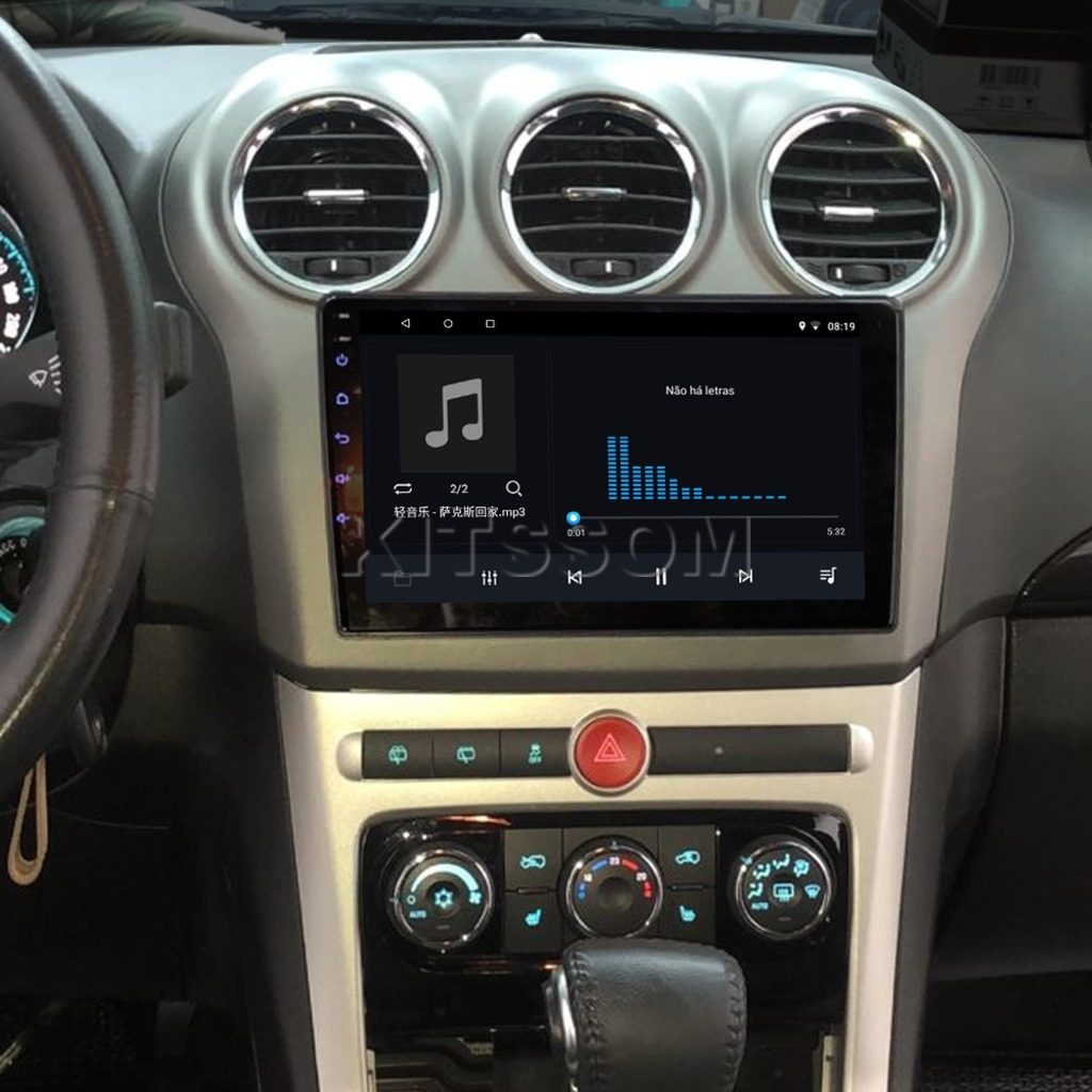 Multimídia Captiva 2012 2013 2014 2015 2016 2017 V2 Carplay 9" 2008 2009 2010 2011-V2 CAR AUDIO-Kitssom