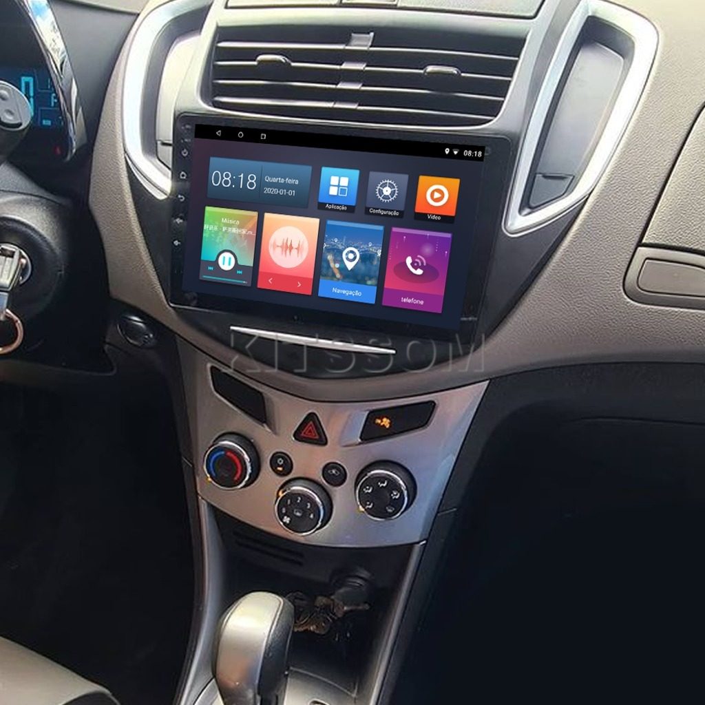 Multimídia Chevrolet Tracker 2013 2014 2015 2016 V2 Carplay 9"-V2 CAR AUDIO-Kitssom