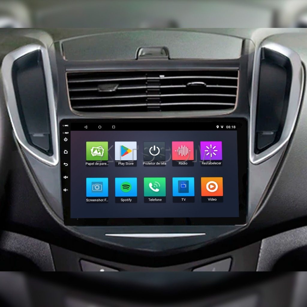 Multimídia Chevrolet Tracker 2013 2014 2015 2016 V2 Carplay 9"-V2 CAR AUDIO-Kitssom
