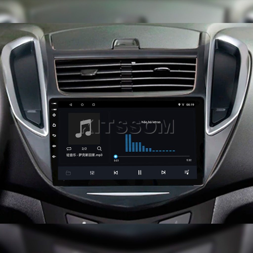 Multimídia Chevrolet Tracker 2013 2014 2015 2016 V2 Carplay 9"-V2 CAR AUDIO-Kitssom