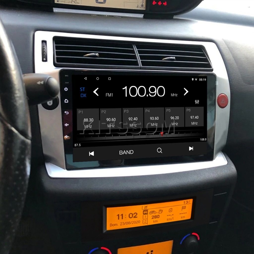 Multimídia Citroen C4 Pallas VTR 2010 2011 2012 V2 Carplay 9" 2009-V2 CAR AUDIO-Kitssom