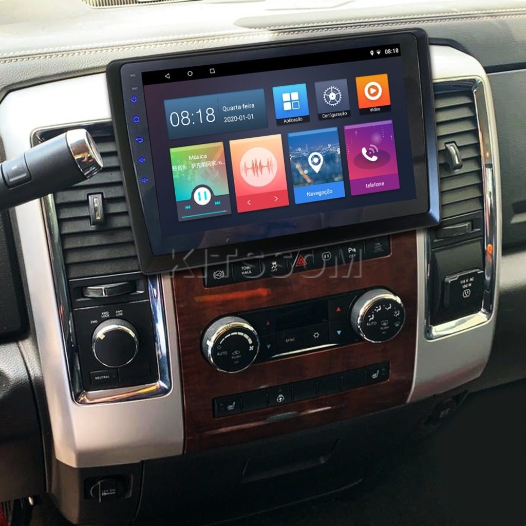 Multimídia Dodge RAM 2012 2013 2014 2015 2016 V2 Carplay 9"-V2 CAR AUDIO-Kitssom