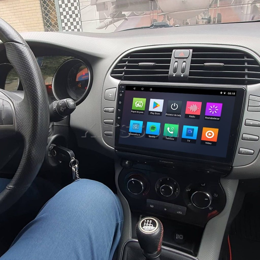 Multimídia Fiat Bravo 2011 2012 2013 2014 2015 V2 Carplay 9"-V2 CAR AUDIO-Kitssom