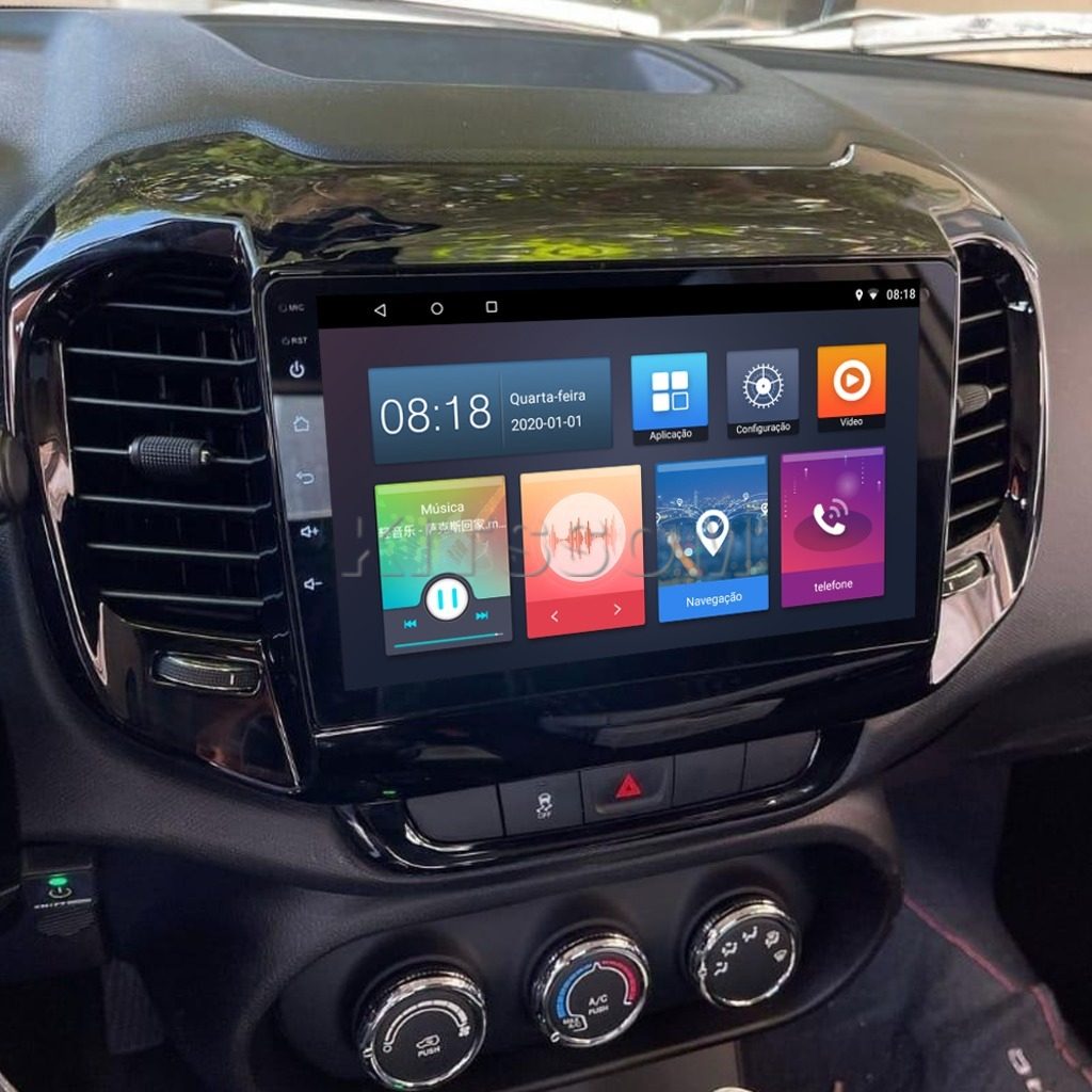 Multimídia Fiat Toro 2015 2016 2017 2018 2019 V2 Carplay 9"-V2 CAR AUDIO-Kitssom