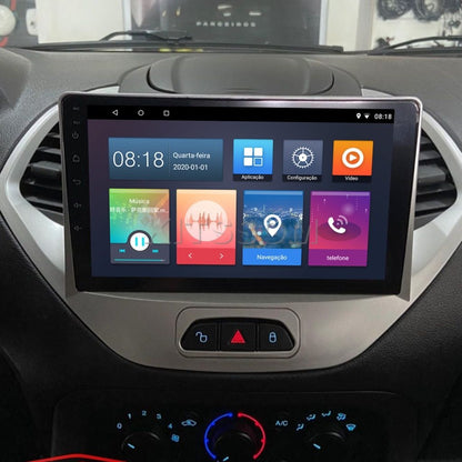 Multimídia Ford Ka 2014 2015 2016 2017 V2 Carplay com Botão 9"-V2 CAR AUDIO-Kitssom