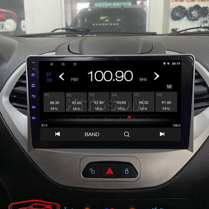 Multimídia Ford Ka 2018 2019 2020 2021 com Botão V2 Carplay 9"-V2 CAR AUDIO-Kitssom