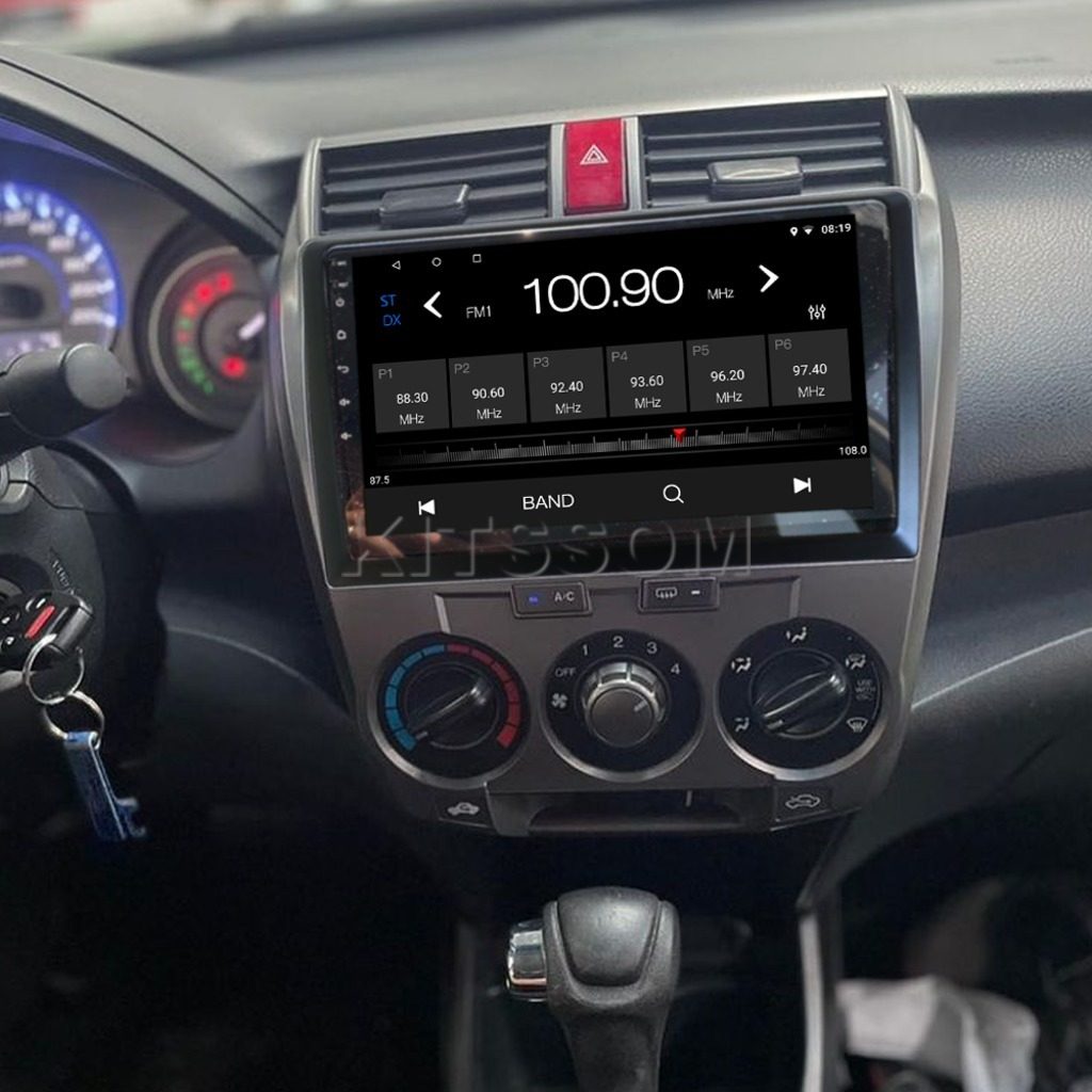 Multimídia Honda City 2011 2012 2013 2014 AC AN V2 Carplay 9" 2008 2009 2010-V2 CAR AUDIO-Kitssom