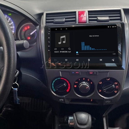 Multimídia Honda City 2011 2012 2013 2014 AC AN V2 Carplay 9" 2008 2009 2010-V2 CAR AUDIO-Kitssom
