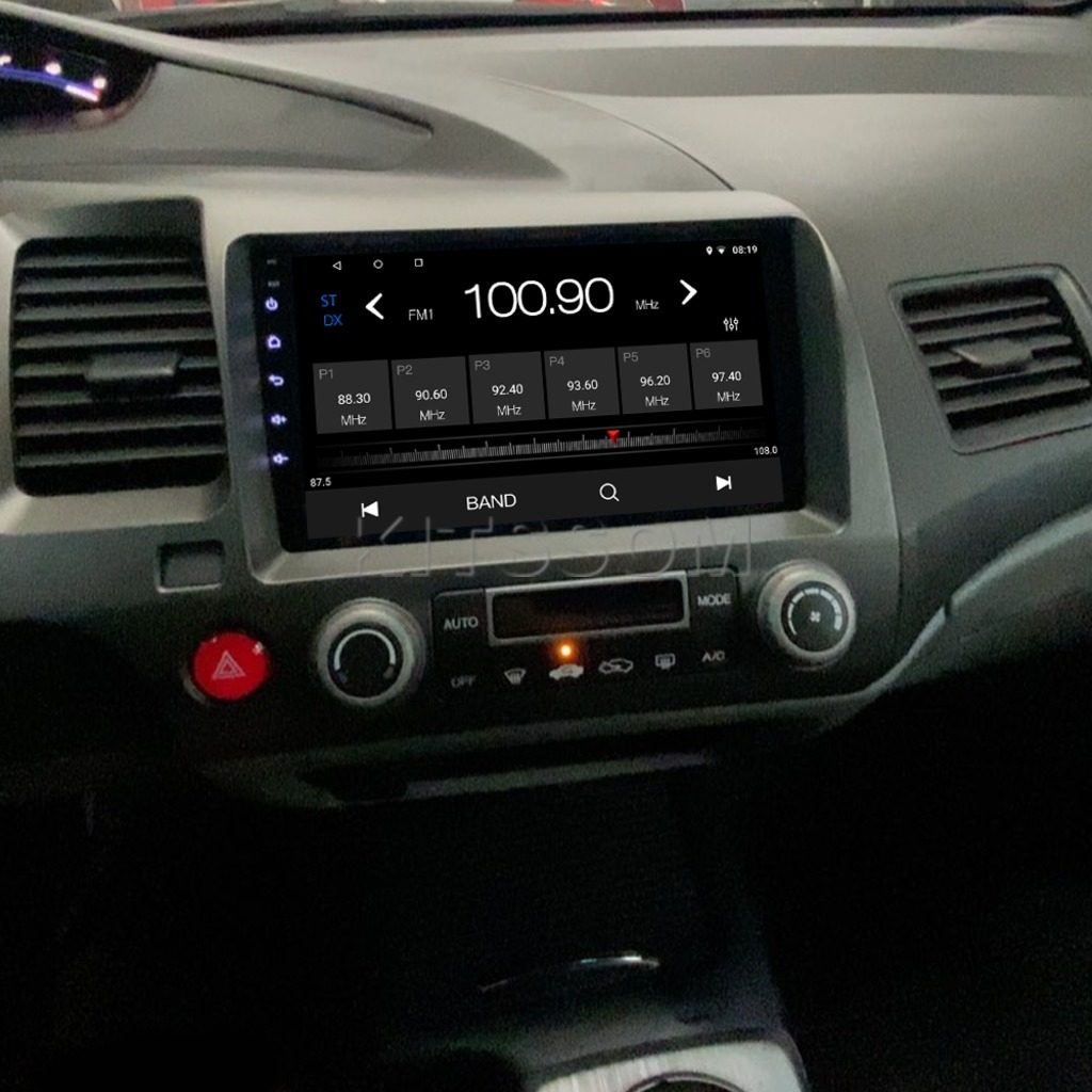 Multimídia Honda Civic G8 2008 2009 2010 2011 V2 Carplay 9" 2006 2007-V2 CAR AUDIO-Kitssom