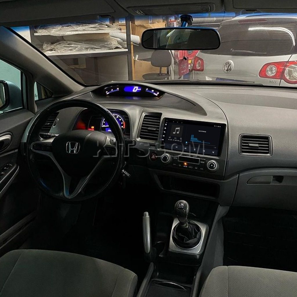 Multimídia Honda Civic G8 2008 2009 2010 2011 V2 Carplay 9" 2006 2007-V2 CAR AUDIO-Kitssom
