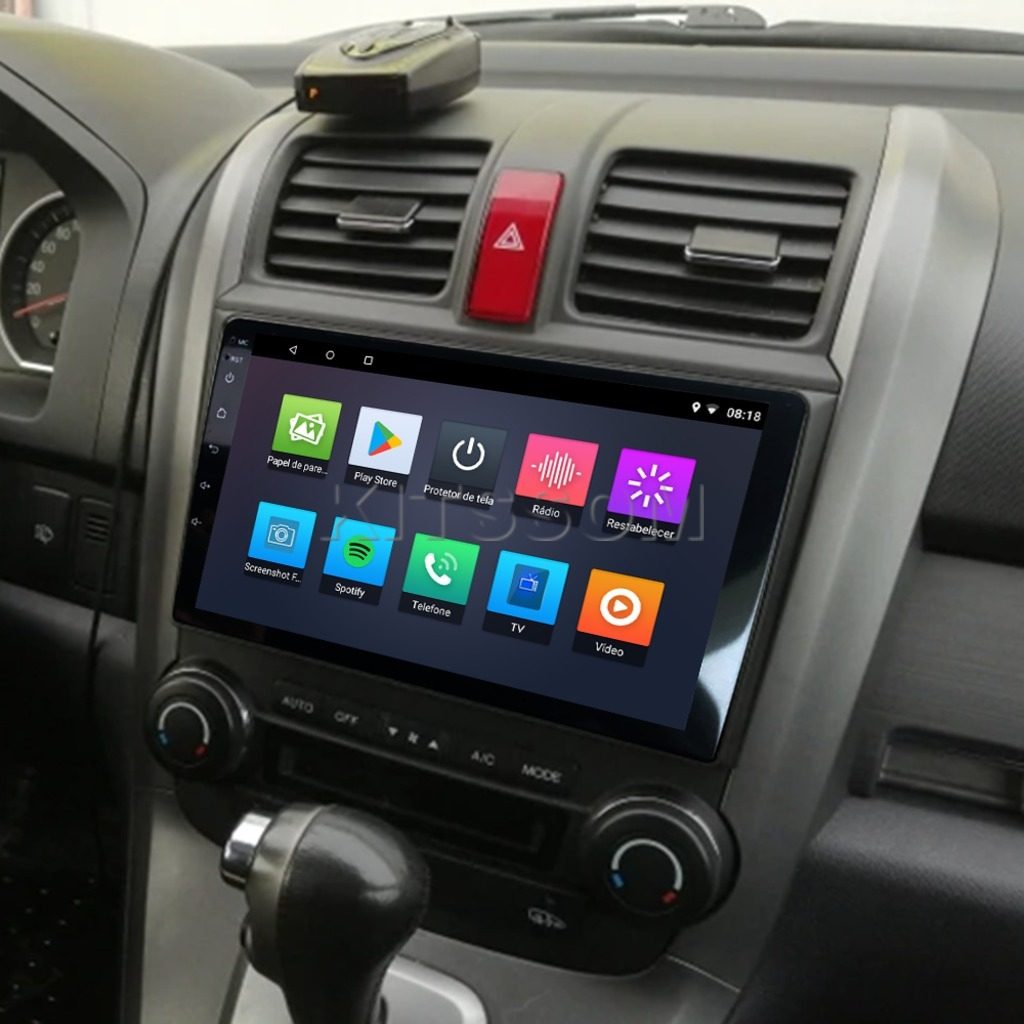 Multimídia Honda CRV 2007 2008 2009 2010 2011 V2 Carplay 9" 2005 2006-V2 CAR AUDIO-Kitssom