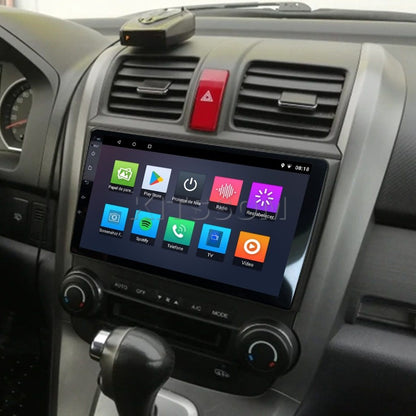 Multimídia Honda CRV 2007 2008 2009 2010 2011 V2 Carplay 9" 2005 2006-V2 CAR AUDIO-Kitssom