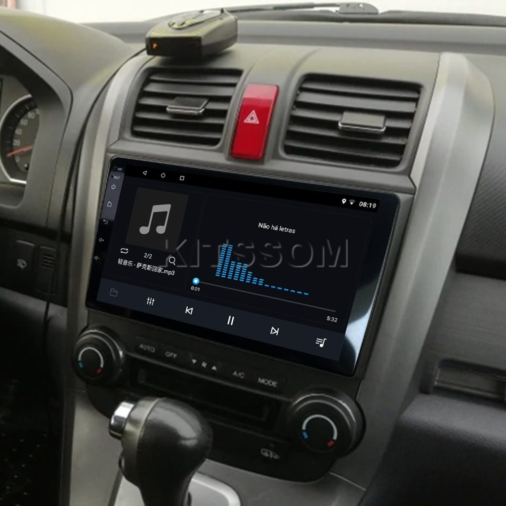 Multimídia Honda CRV 2007 2008 2009 2010 2011 V2 Carplay 9" 2005 2006-V2 CAR AUDIO-Kitssom
