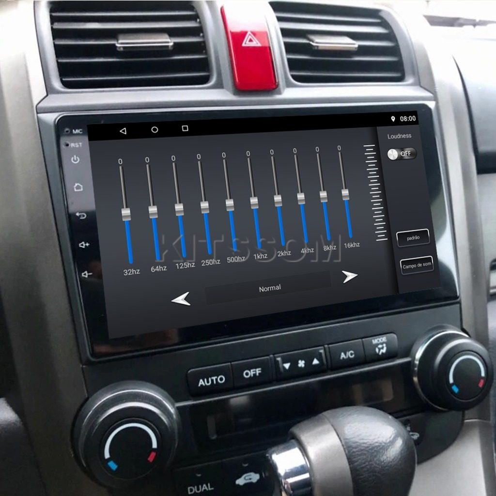 Multimídia Honda CRV 2007 2008 2009 2010 2011 V2 Carplay 9" 2005 2006-V2 CAR AUDIO-Kitssom