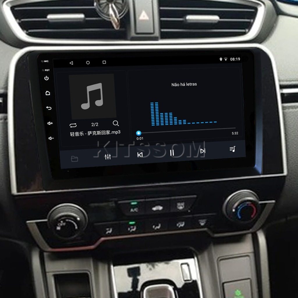 Multimídia Honda CRV 2018 2019 2020 2021 2022 V2 Carplay 9" 2017-V2 CAR AUDIO-Kitssom