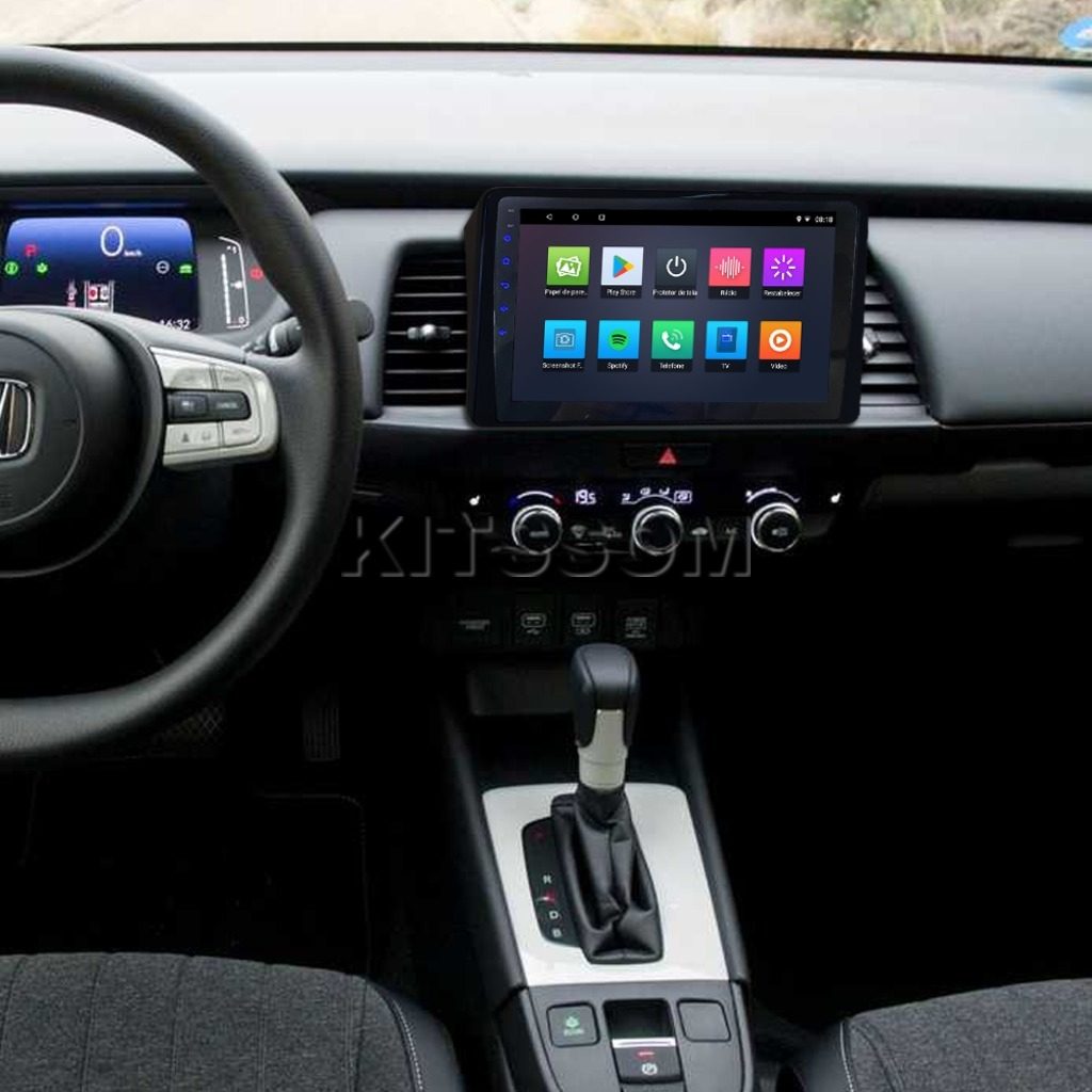 Multimídia Honda Fit 2022 2023 V2 Carplay 9"-V2 CAR AUDIO-Kitssom