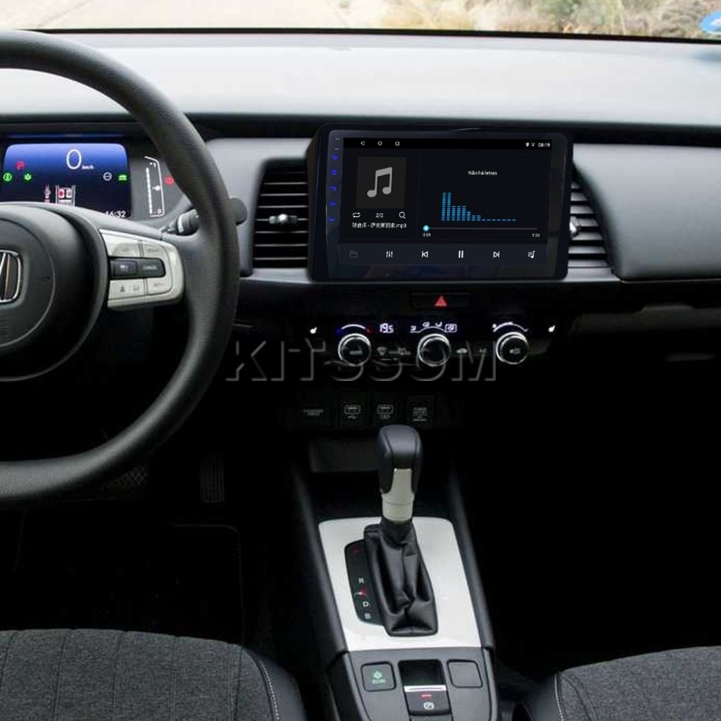 Multimídia Honda Fit 2022 2023 V2 Carplay 9"-V2 CAR AUDIO-Kitssom