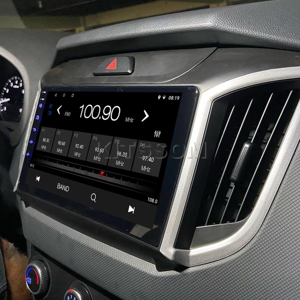 Multimídia Hyundai Creta Action 2021 2022 2023 V2 Carplay 9"-V2 CAR AUDIO-Kitssom