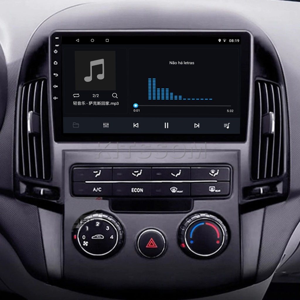Multimídia Hyundai I30 2009 2010 2011 2012 AC AN V2 Carplay 9" 2008-V2 CAR AUDIO-Kitssom
