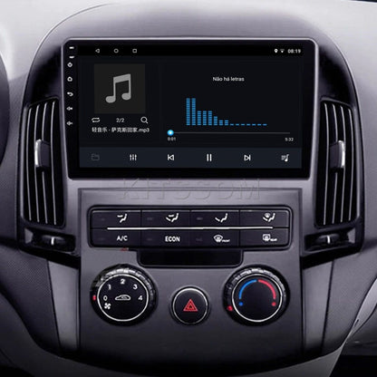 Multimídia Hyundai I30 2009 2010 2011 2012 AC AN V2 Carplay 9" 2008-V2 CAR AUDIO-Kitssom