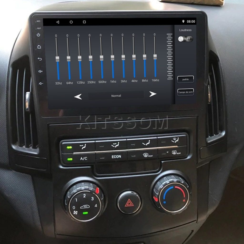 Multimídia Hyundai I30 2009 2010 2011 2012 AC AN V2 Carplay 9" 2008-V2 CAR AUDIO-Kitssom