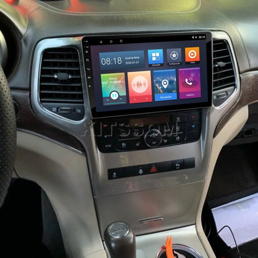 Multimídia Jeep Cherokee 2011 2012 2013 2014 V2 Carplay 9"-V2 CAR AUDIO-Kitssom