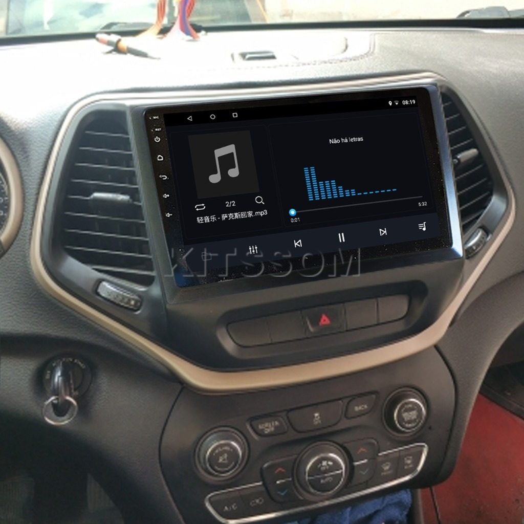 Multimídia Jeep Cherokee 2018 2019 2020 2021 V2 Carplay 9"-V2 CAR AUDIO-Kitssom