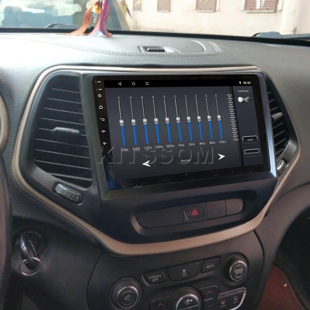 Multimídia Jeep Cherokee 2018 2019 2020 2021 V2 Carplay 9"-V2 CAR AUDIO-Kitssom
