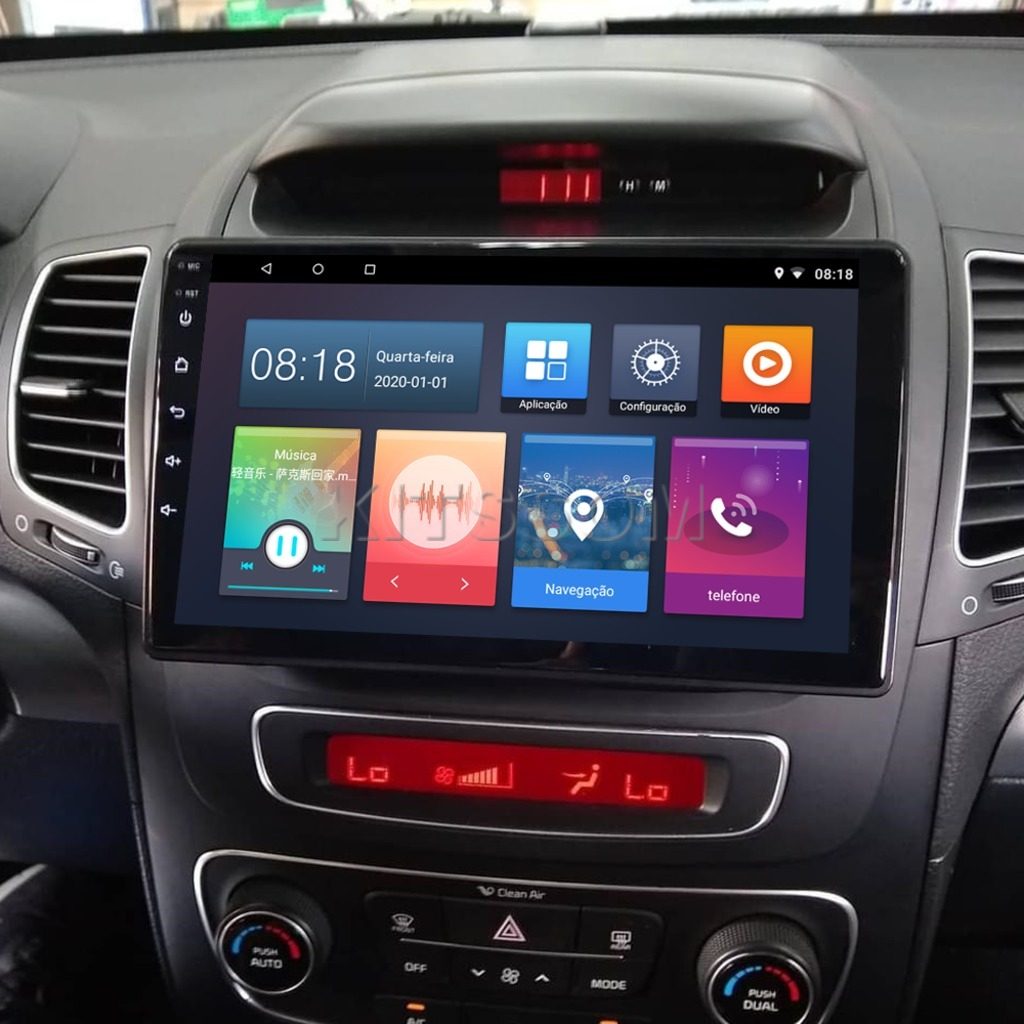 Multimídia Kia Sorento 2013 2014 2015 2016 V2 Carplay 9"-V2 CAR AUDIO-Kitssom