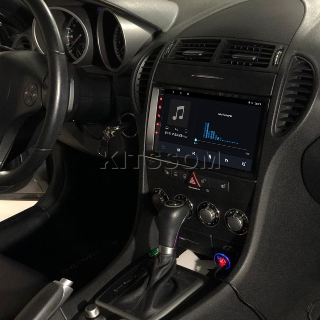Multimídia Mercedes SLK 2007 2008 2009 2010 2011 V2 Carplay 9"-V2 CAR AUDIO-Kitssom