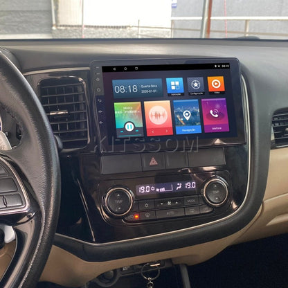 Multimídia Outlander 2015 2016 2017 2018 2019 V2 Carplay 9" 2013 2014-V2 CAR AUDIO-Kitssom