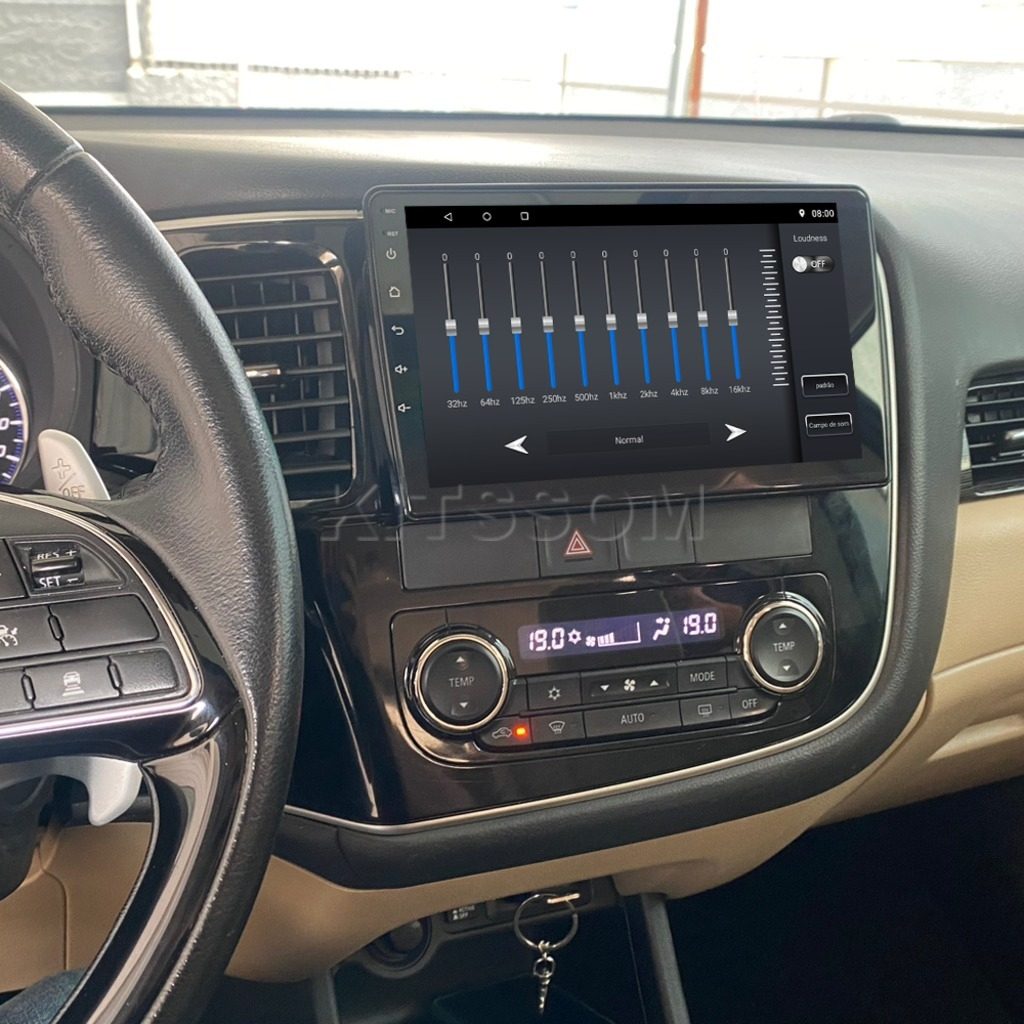 Multimídia Outlander 2015 2016 2017 2018 2019 V2 Carplay 9" 2013 2014-V2 CAR AUDIO-Kitssom