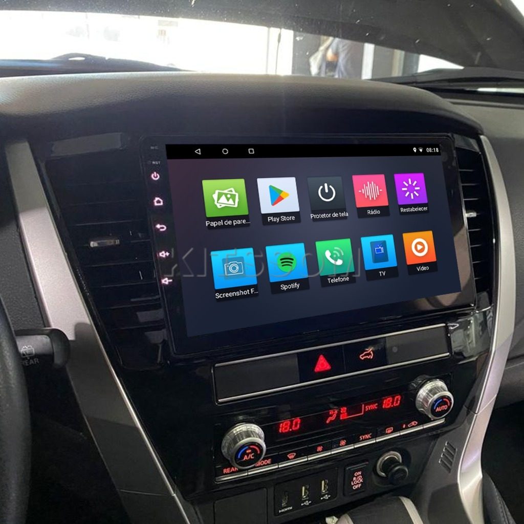 Multimídia Mitsubishi Pajero Sport 2021 2022 2023 V2 Carplay 9" 2020-V2 CAR AUDIO-Kitssom