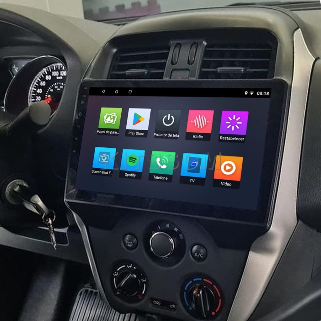 Multimídia Versa 2015 2016 2017 2018 2019 2020 V2 Carplay 9"-V2 CAR AUDIO-Kitssom