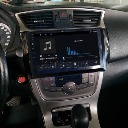 Multimídia Nissan Sentra 2016 2017 2018 2019 2020 V2 Carplay 9" 2011 2012 2013 2014 2015-V2 CAR AUDIO-Kitssom
