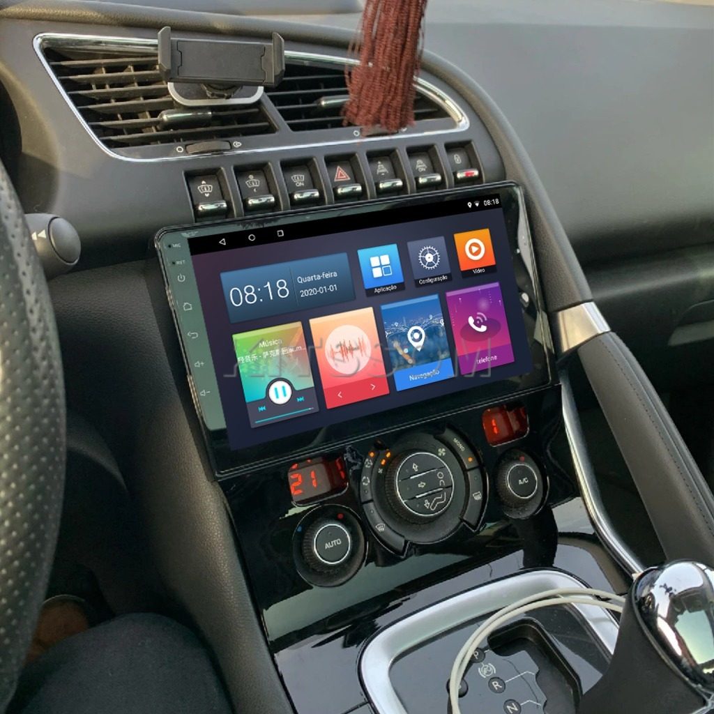 Multimídia Peugeot 3008 2013 2014 2015 2016 2017 V2 Carplay 9" 2011 2012-V2 CAR AUDIO-Kitssom