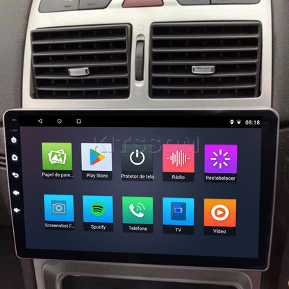 Multimídia Peugeot 307 2012 2013 2014 2015 2016 V2 Carplay 9" 2001 2002 2003 2004 2005 2006 2007 2008 2009 2010 2011-V2 CAR AUDIO-Kitssom