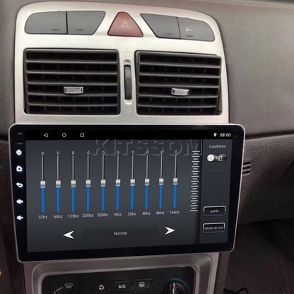 Multimídia Peugeot 307 2012 2013 2014 2015 2016 V2 Carplay 9" 2001 2002 2003 2004 2005 2006 2007 2008 2009 2010 2011-V2 CAR AUDIO-Kitssom