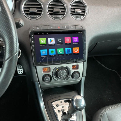 Multimídia Peugeot 308 408 2017 2018 2019 2020 V2 Carplay 9" 2012 2013 2014 2015 2016-V2 CAR AUDIO-Kitssom