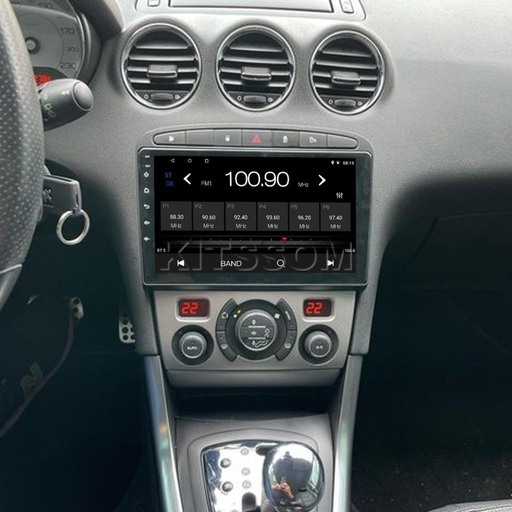 Multimídia Peugeot 308 408 2017 2018 2019 2020 V2 Carplay 9" 2012 2013 2014 2015 2016-V2 CAR AUDIO-Kitssom