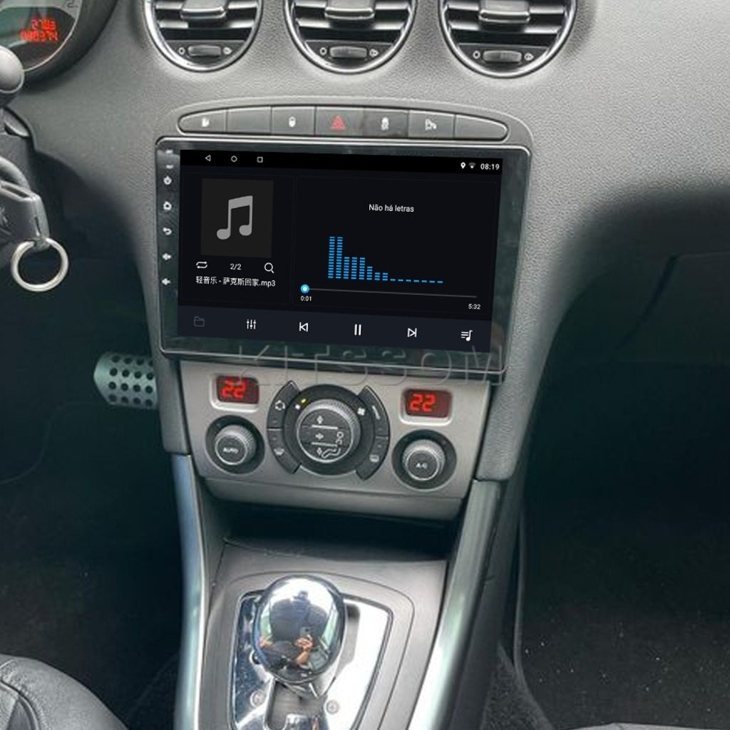 Multimídia Peugeot 308 408 2017 2018 2019 2020 V2 Carplay 9" 2012 2013 2014 2015 2016-V2 CAR AUDIO-Kitssom