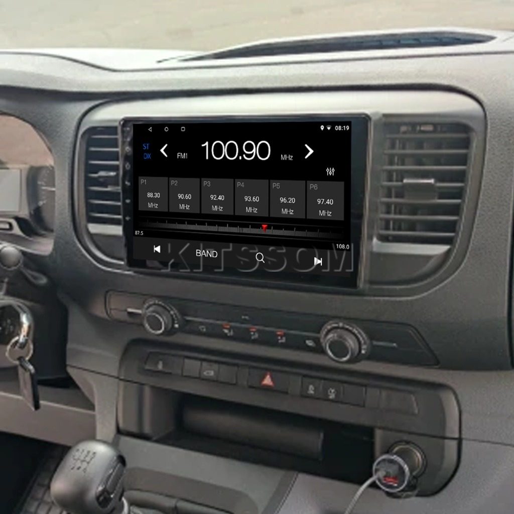 Multimídia Peugeot Expert 2019 2020 2021 2022 2023 2024 V2 Carplay 9" 2016 2017 2018-V2 CAR AUDIO-Kitssom