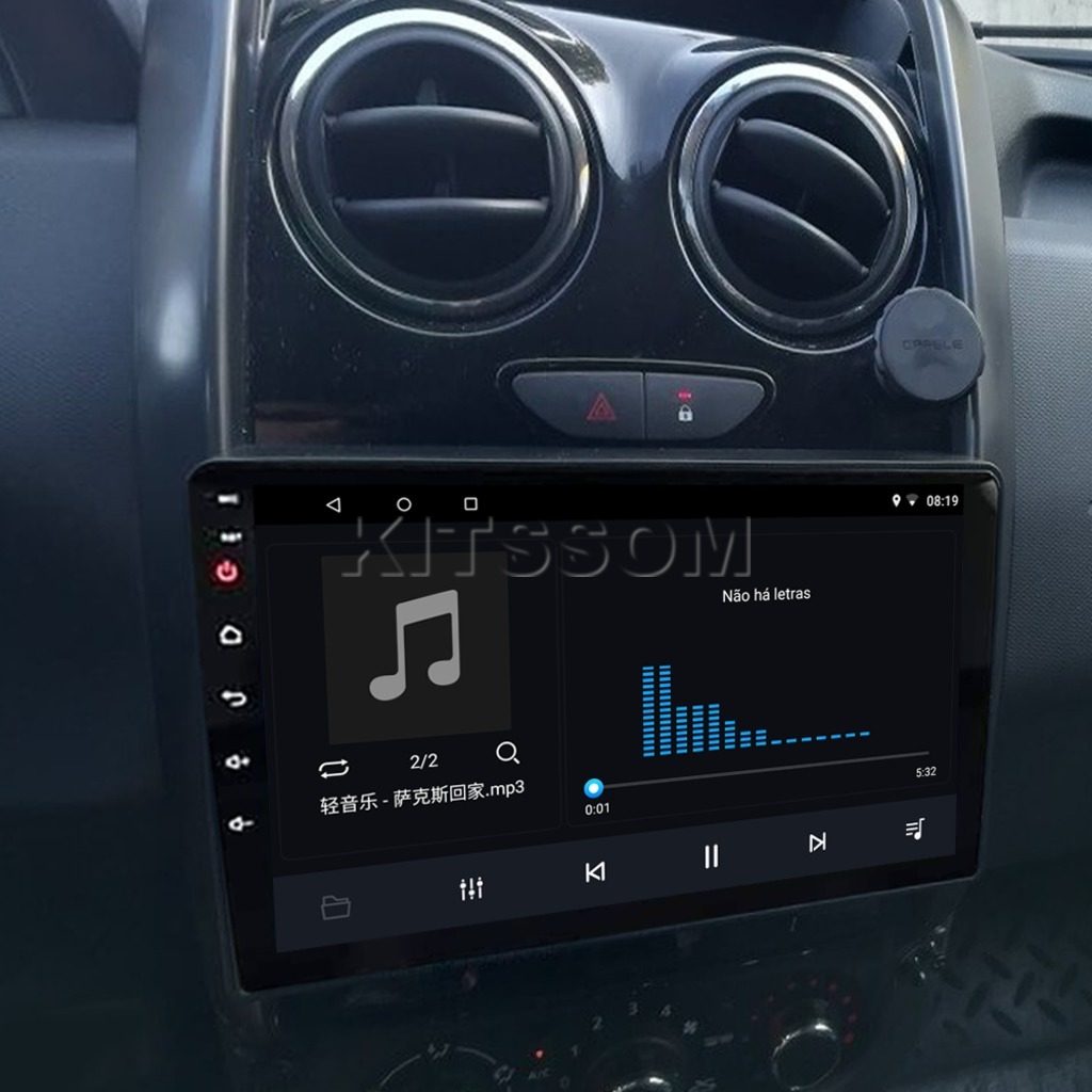 Multimidia Duster Oroch 2016 2017 2018 2019 2020 V2 Carplay 9" 2015-V2 CAR AUDIO-Kitssom