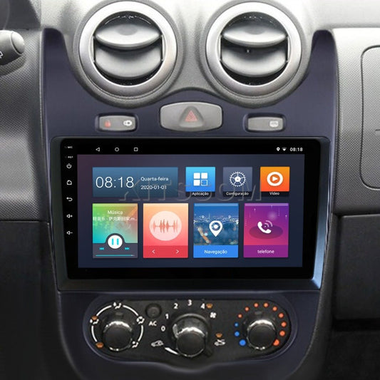 Multimídia Sandero Logan 2011 2012 2013 2014 2015 V2 Carplay 9"-V2 CAR AUDIO-Kitssom